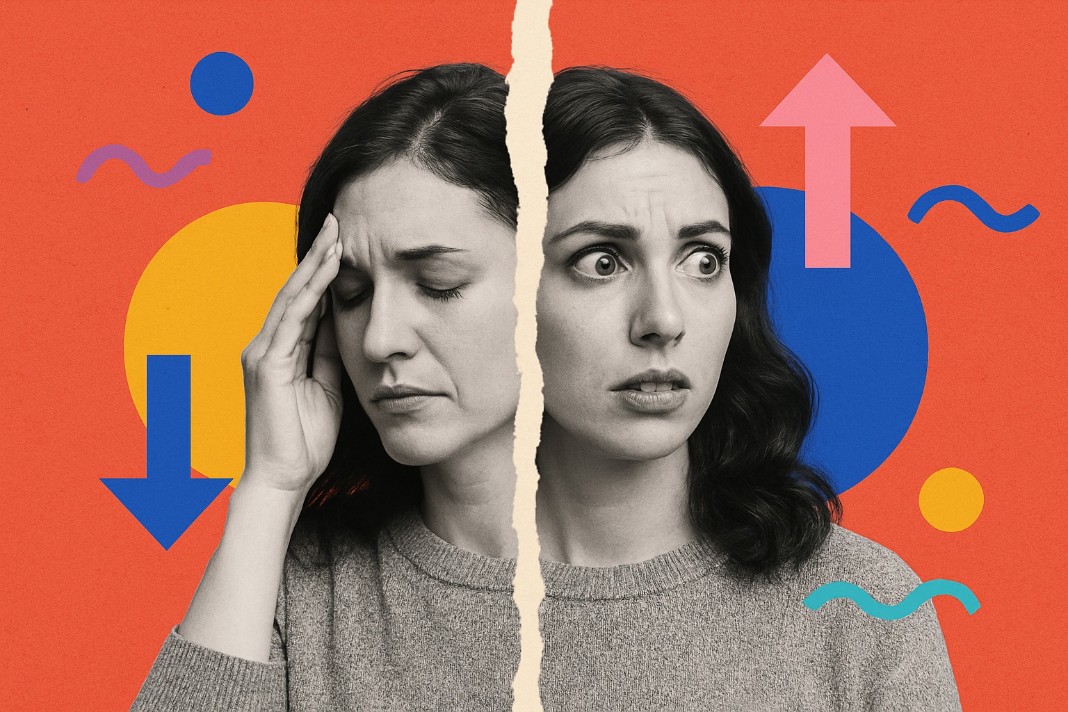 comparatie depresie vs anxietate
